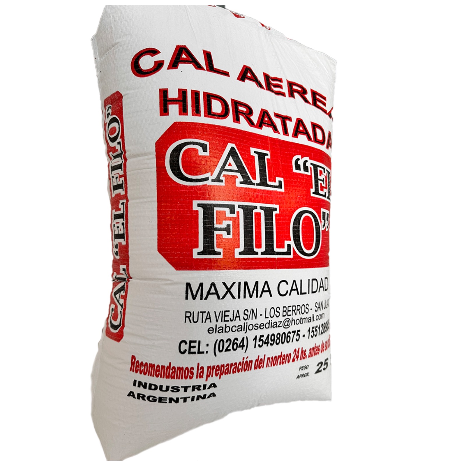 Bolsa Cal El Filo - Cal Aérea Hidratada
